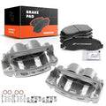 Set of 6 Front Brake Calipers & Ceramic Pads for Ford F-150 (1997–2003)