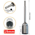 Socket Wrench Adapter for Pistol Drills (Chrome Vanadium Steel)