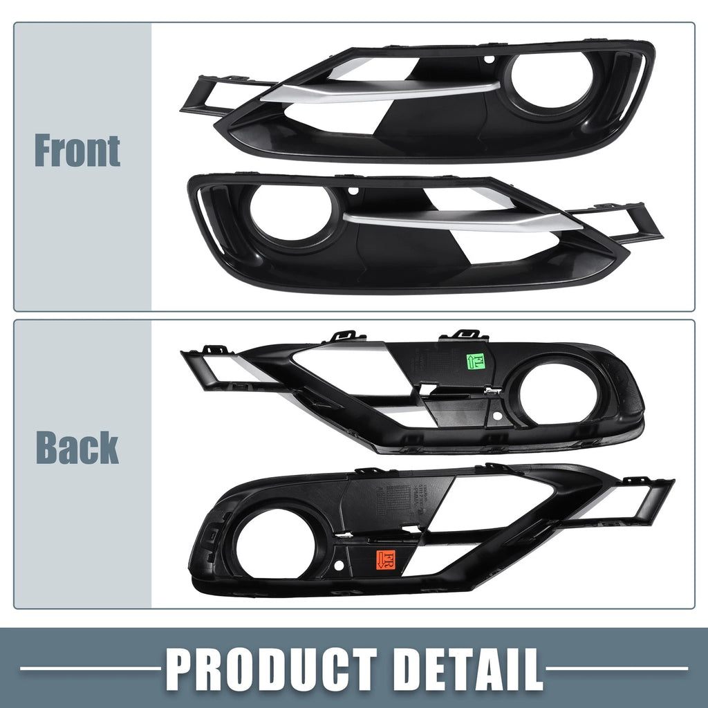 1 Pair Fog Light Grille Cover Trim 51117300739 for BMW F30 (2012–2019)