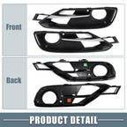 1 Pair Fog Light Grille Cover Trim 51117300739 for BMW F30 (2012–2019)