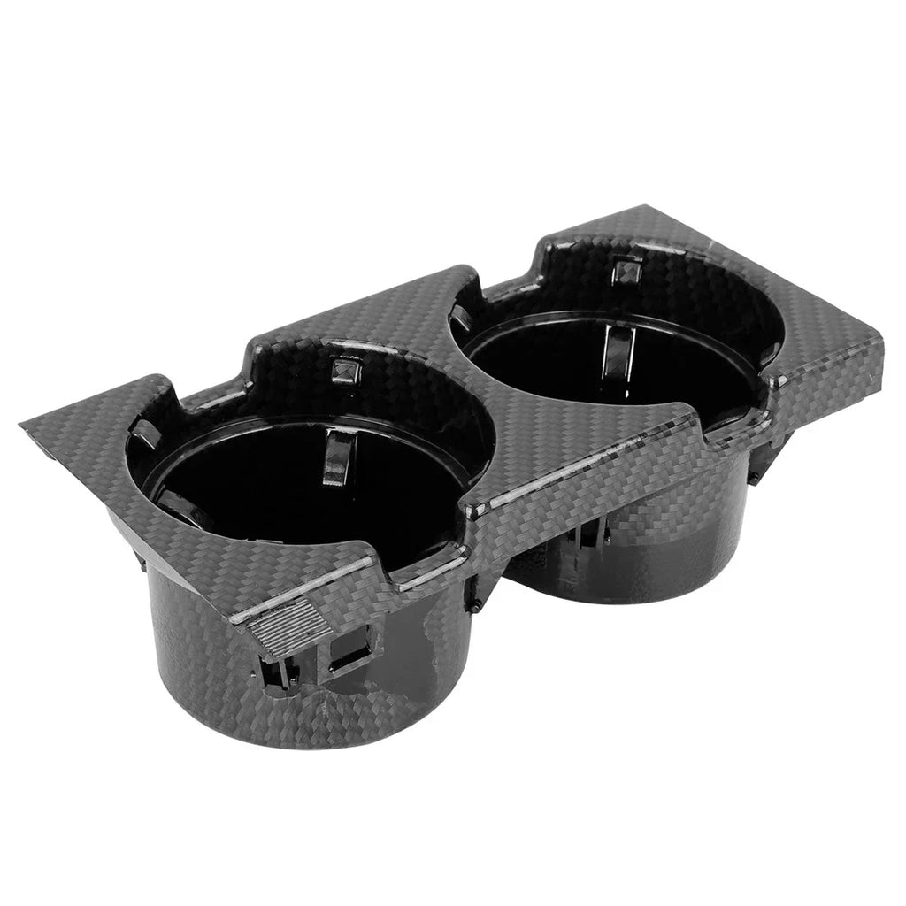 Car Center Console Cup Holder Carbon Fiber Pattern for BMW E46
