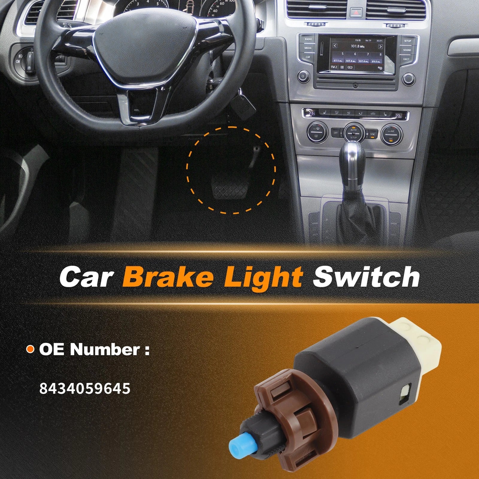 Brake Light Switch for Toyota Prius (2013–2015) 84340-59645