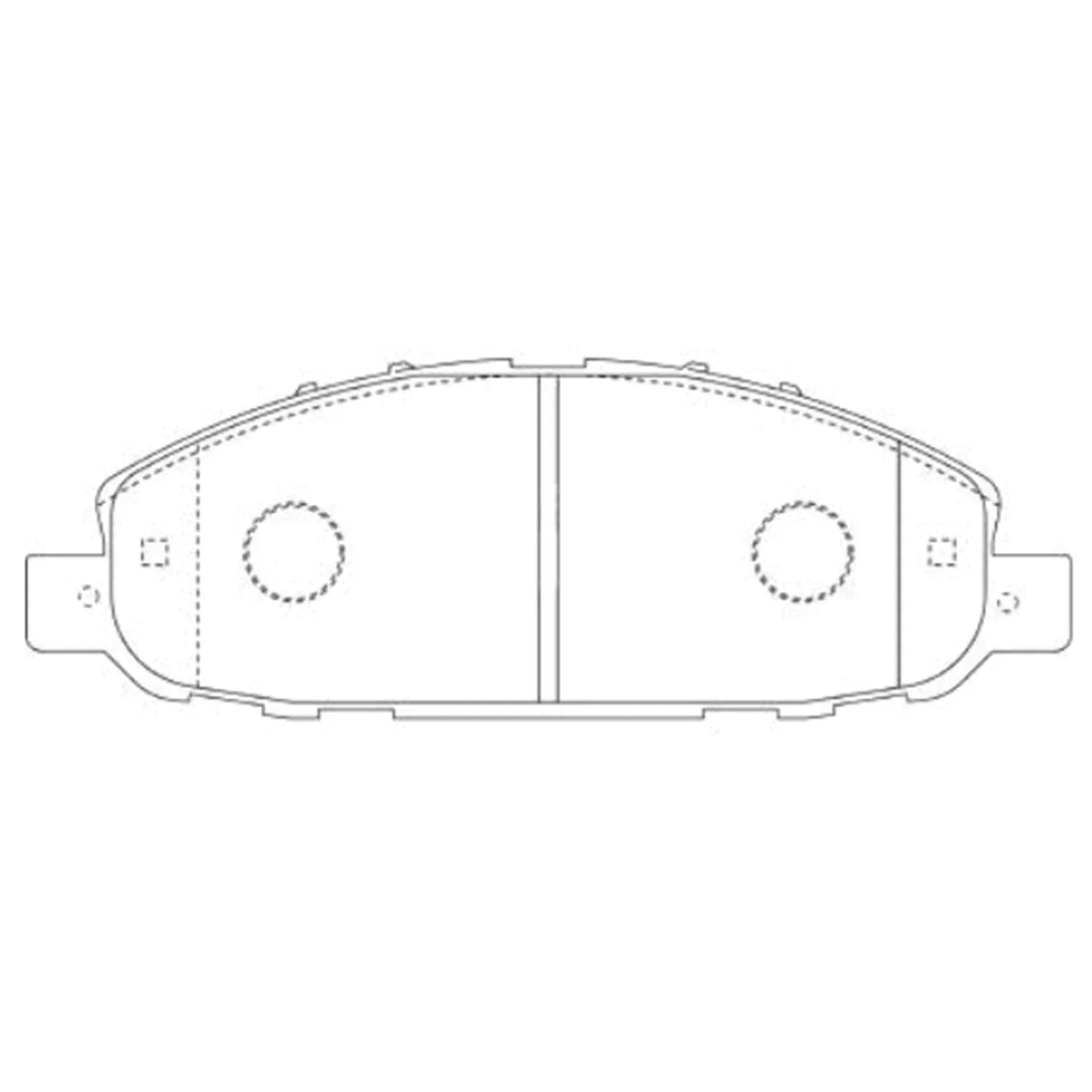 Bosch Front Disc Brake Pads Set for Nissan Urvan E25 2008~2017 3.0L Diesel Van