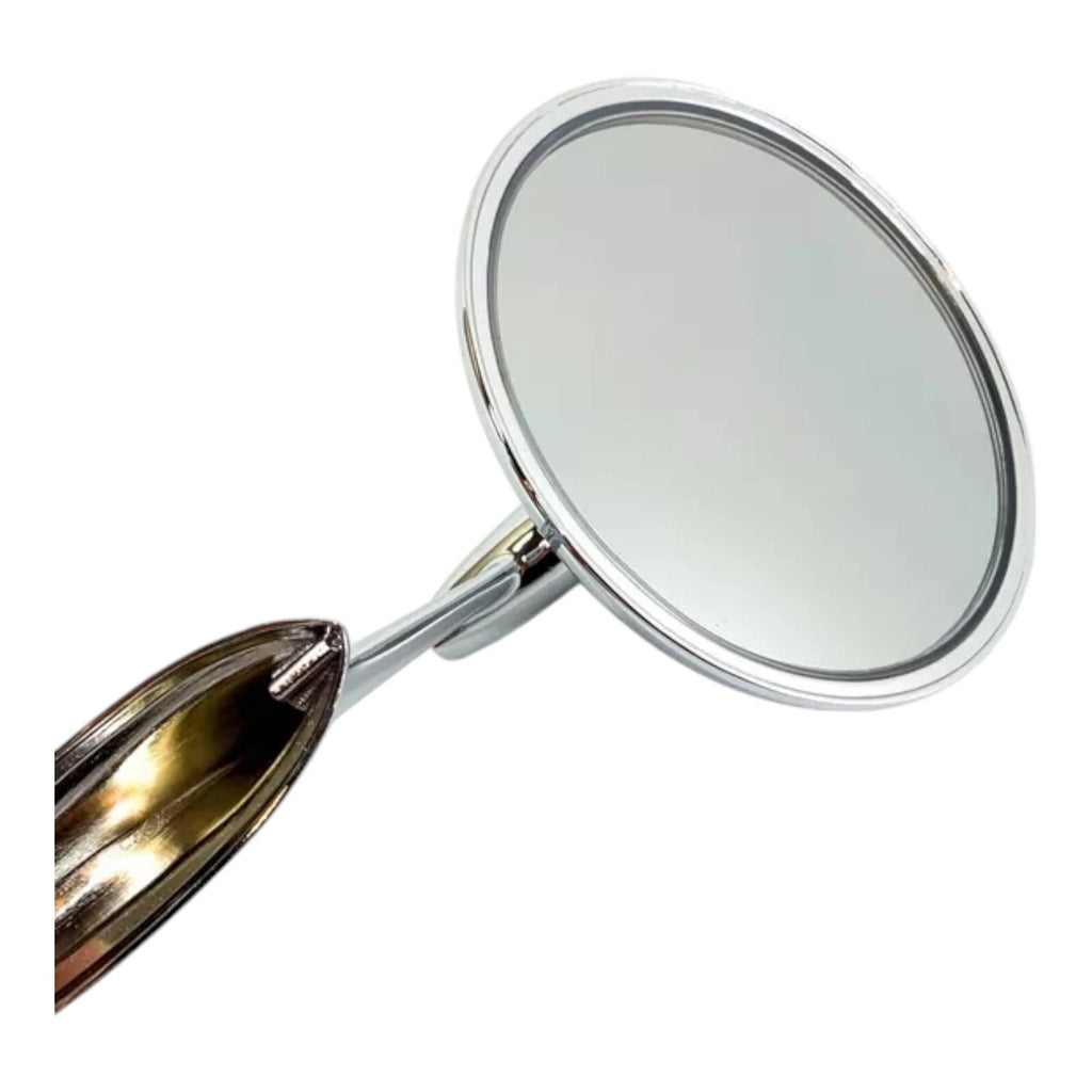 Side Mirror Round Bowtie Teardrop with Hardware for 1963-1965 Chevy Nova