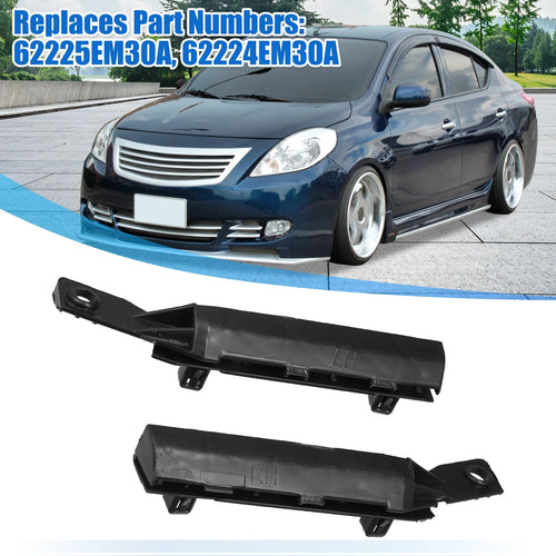 1 Pair Front Bumper Mounting Support Bracket 62224EM30A for Nissan Versa (2007–2012)