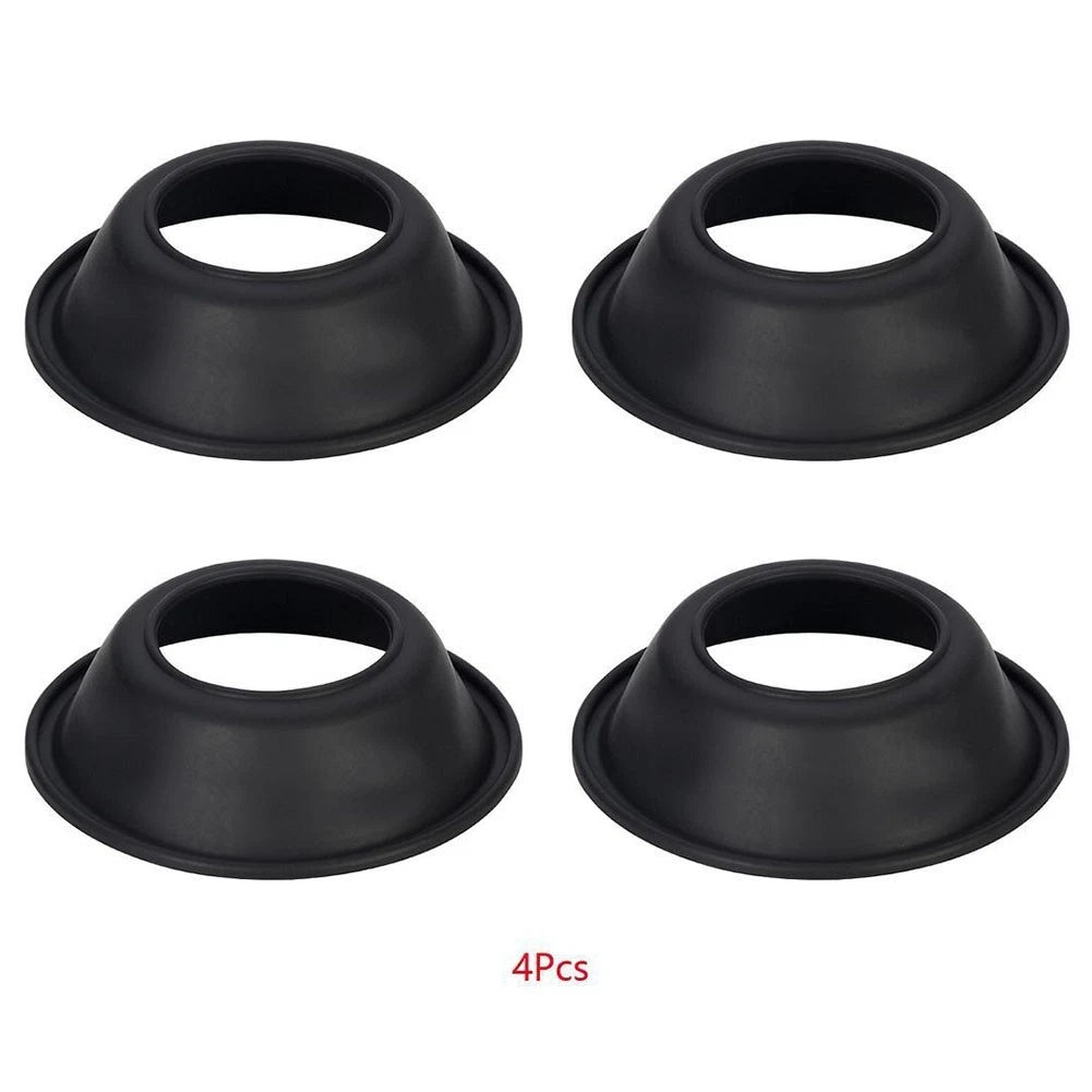 4X Carburetor Vacuum Diaphragm for Honda VF1100C Magna V65 (1983–1986) Black