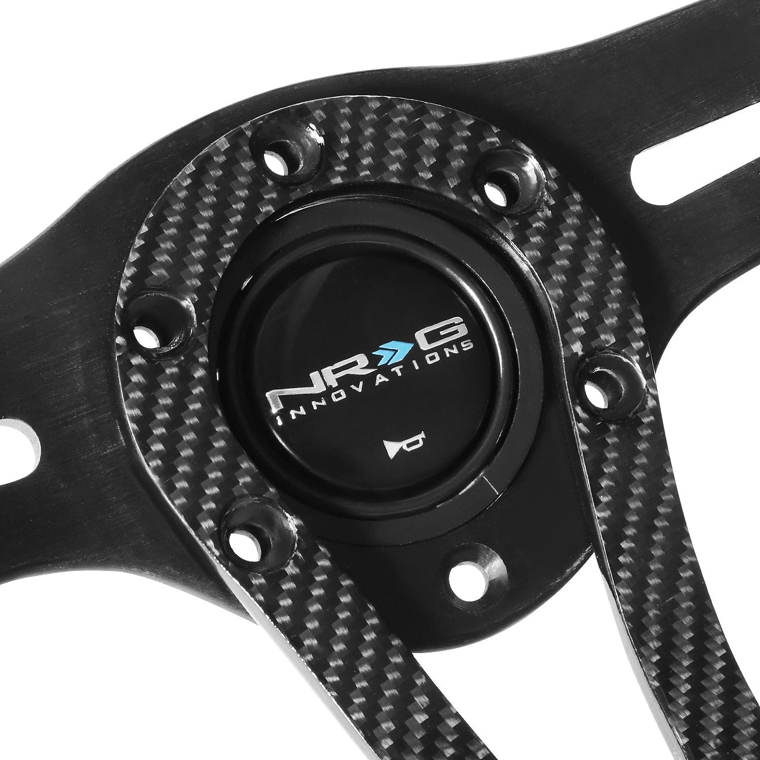 NRG Innovations Carbon Fiber Steering Wheel RST-002RCF for Universal Fit (2010–2023)