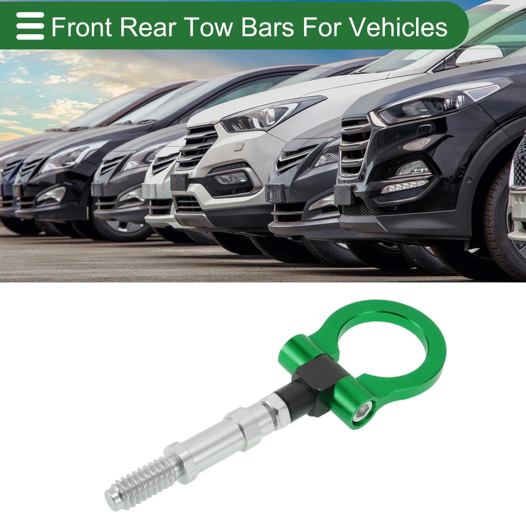 Tow Hook Set for Volkswagen MK7 (2014–2022) 11mm Aluminum Alloy Green