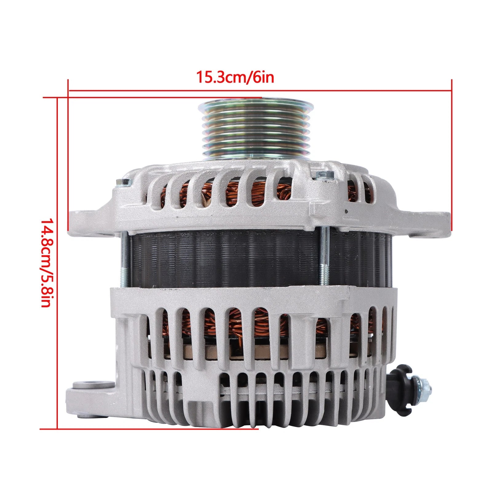 Alternator 130A 7-Groove for Nissan Altima Maxima Murano V6 3.5L