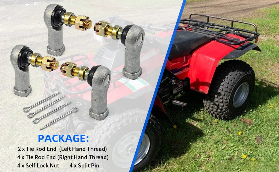 Tie Rod End Kit Left & Right for Honda TRX300 Fourtrax (1988–2000)