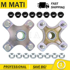 Set of 2 Rear Wheel Hubs w/Flange Lug Nuts for Honda Sportrax 300 (1993–2008)