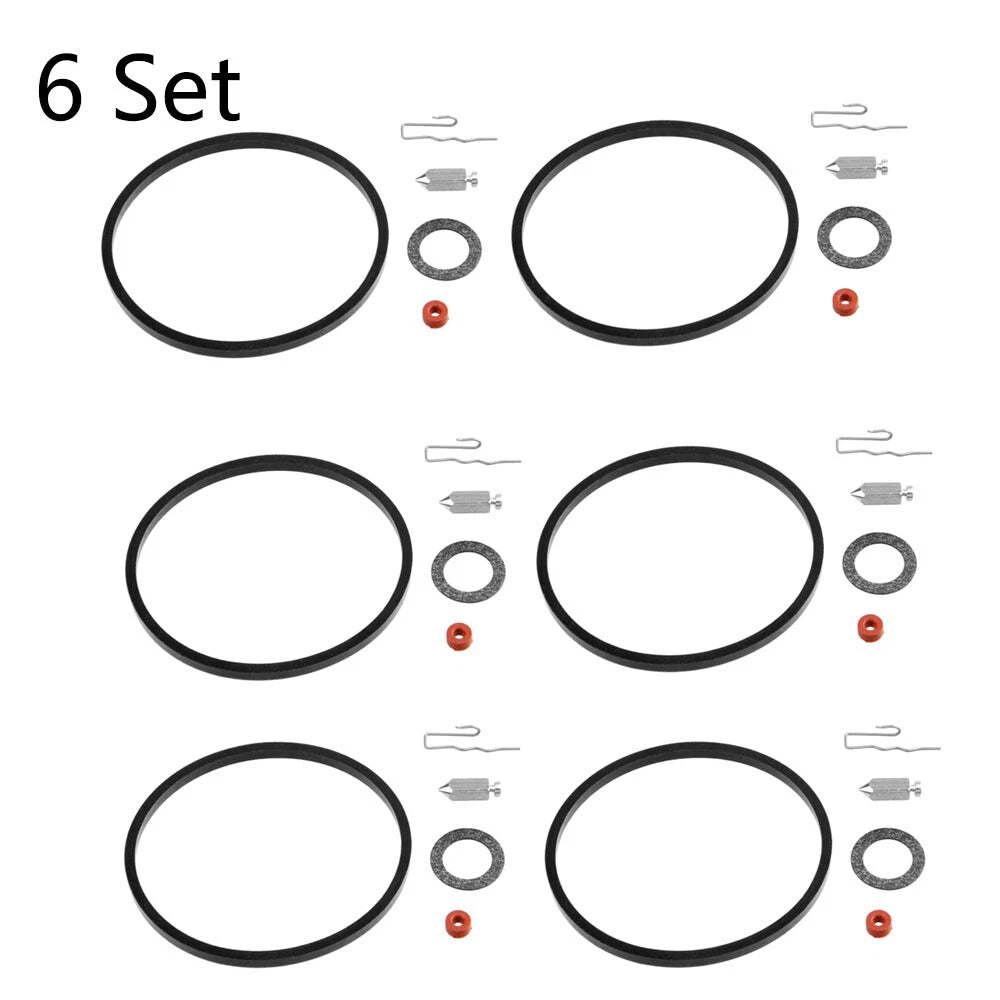 6x Carburetor Needle Seat Kit for Tecumseh 631021, 631021A, 621021B