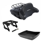 Chopped Trunk Backrest Solo Mount Rack for Harley Low Rider S ST (2020–2025)