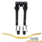 1. 1-1/2" Handlebar w/10" Riser for Harley Dyna Softail Street Bob (2018-2023)