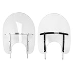Clear Windshield for Harley Road King FLHR (1994–2025) Black/Chrome