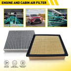 Combo Engine & Cabin Air Filter for Lexus RX350 RX350L (2016–2022)