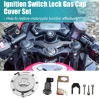 Ignition Switch, Fuel Gas Cap, Seat Lock w/ Key for Honda CBR600F4i (2001-2006)