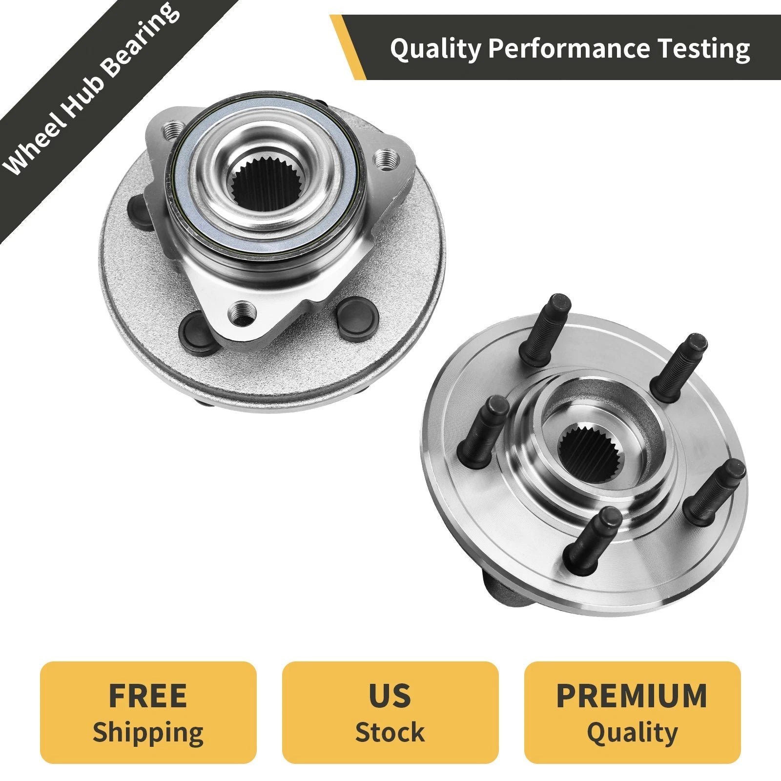 2X Front Wheel Bearings Hubs for Ford Explorer Mercury Mountaineer (2006–2010)