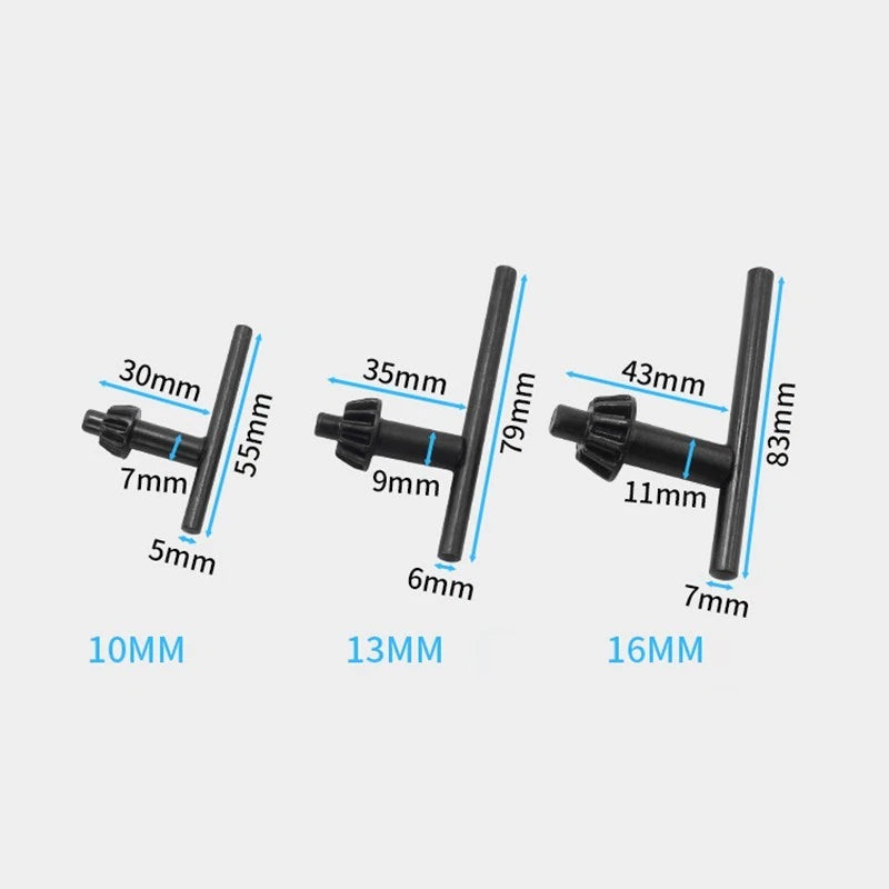 Chuck Key for Electric Drill Clamp (10MM/13MM/16MM)