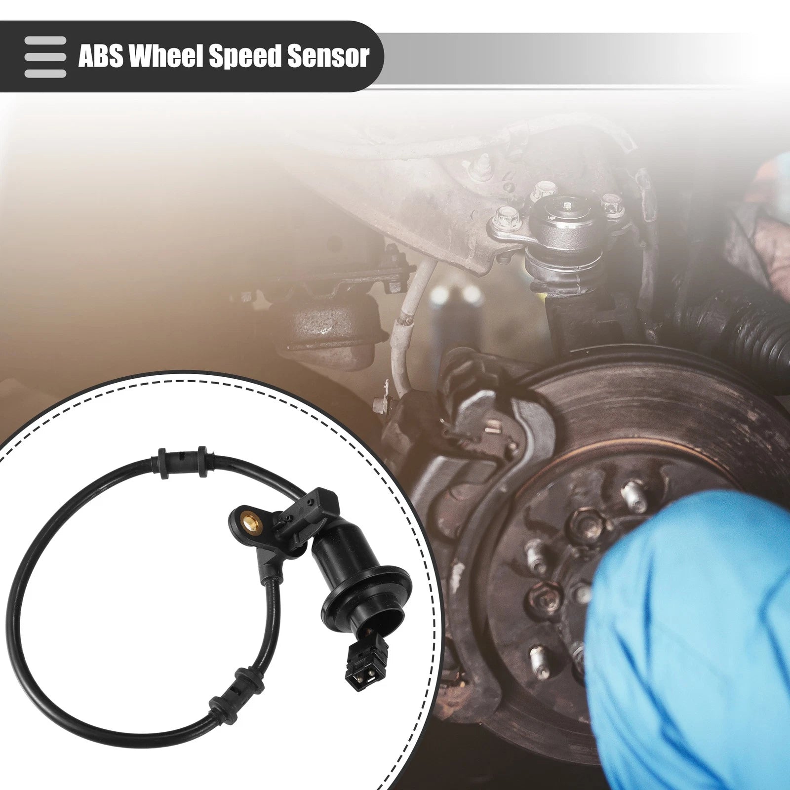 Rear Right ABS Wheel Speed Sensor for Mercedes-Benz 