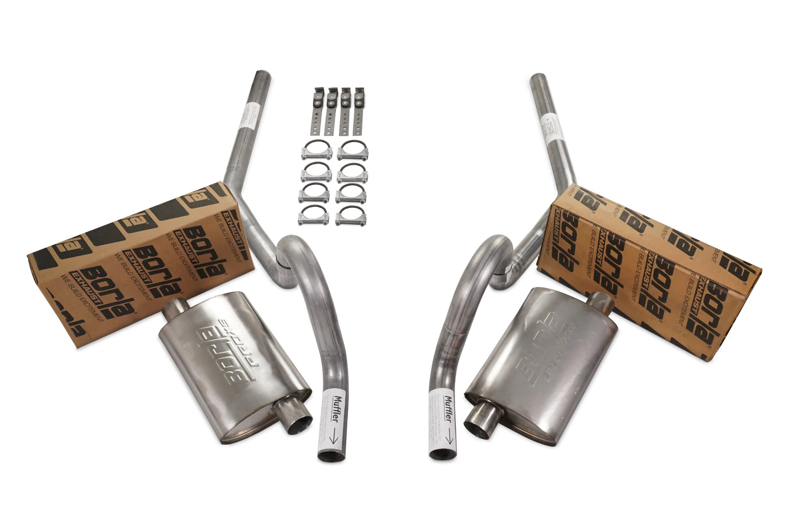 Dual Exhaust Kit for GM A Body (1964–1972) - 2.5" Pro XS Rear Exit