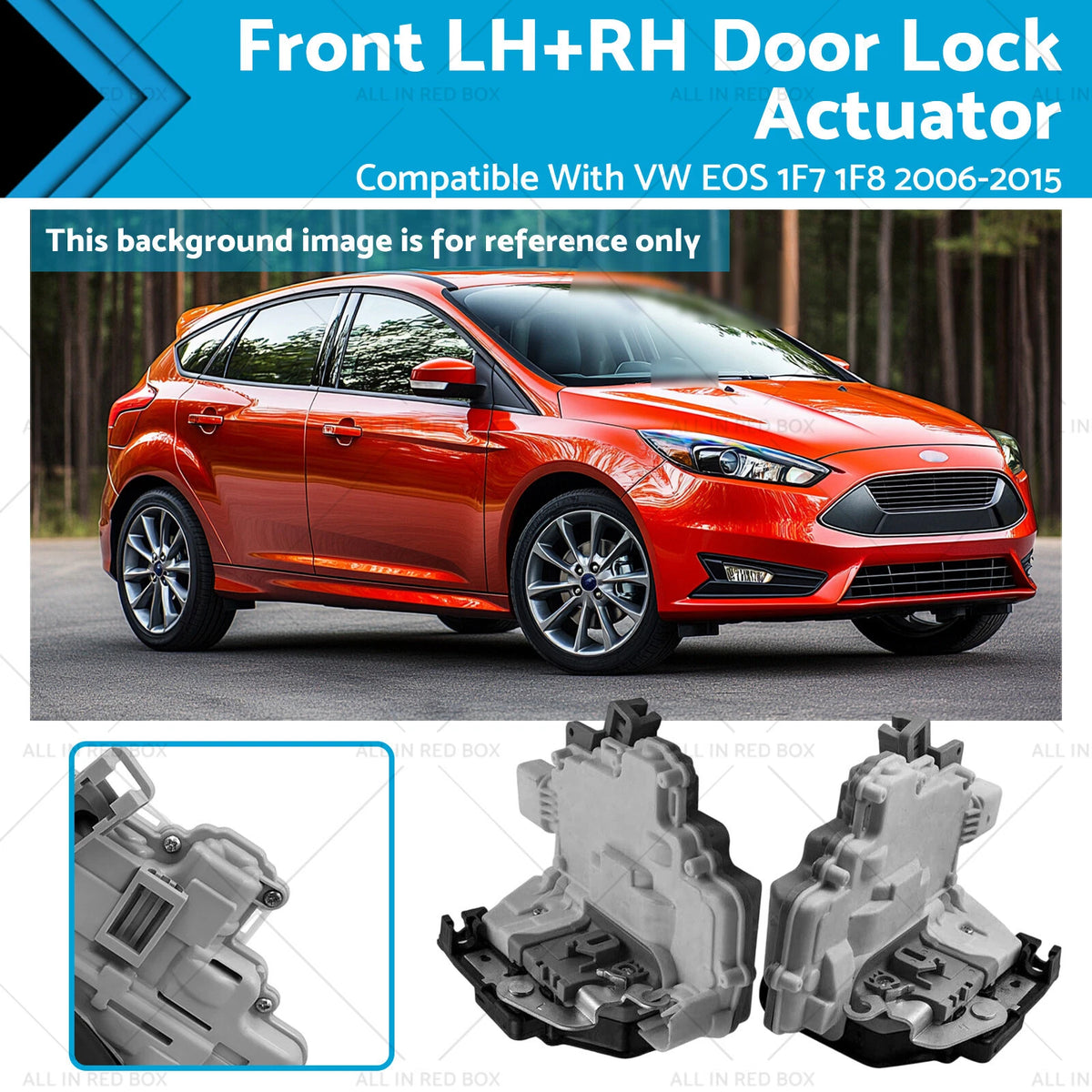 Pair Door Latch Lock Actuator for VW EOS (2006–2015) 1F7 1F8