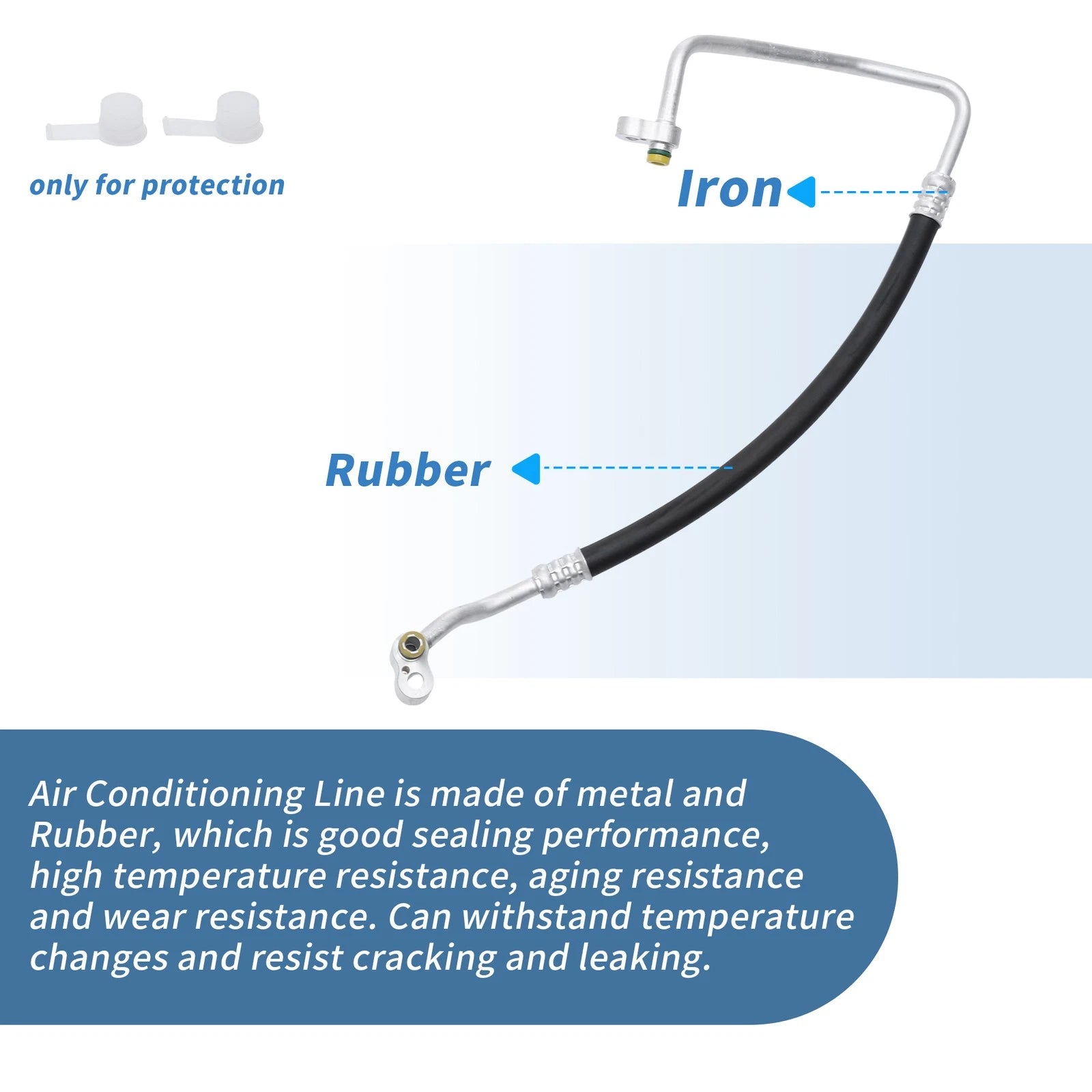 A/C Refrigerant Liquid Hose for BMW X3 (2004–2010) No. 64536988866