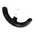 23" Vivid Black Wrap Front Fender for Harley Touring Road King Electra Glide