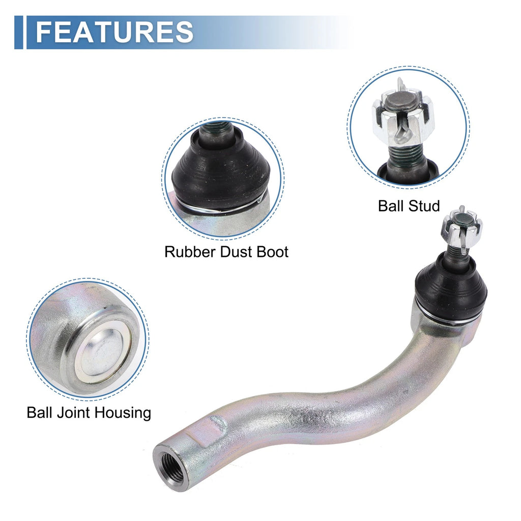 2X Front Outer Tie Rod Ends for Toyota RAV4 (2006–2019) No. 4504749135