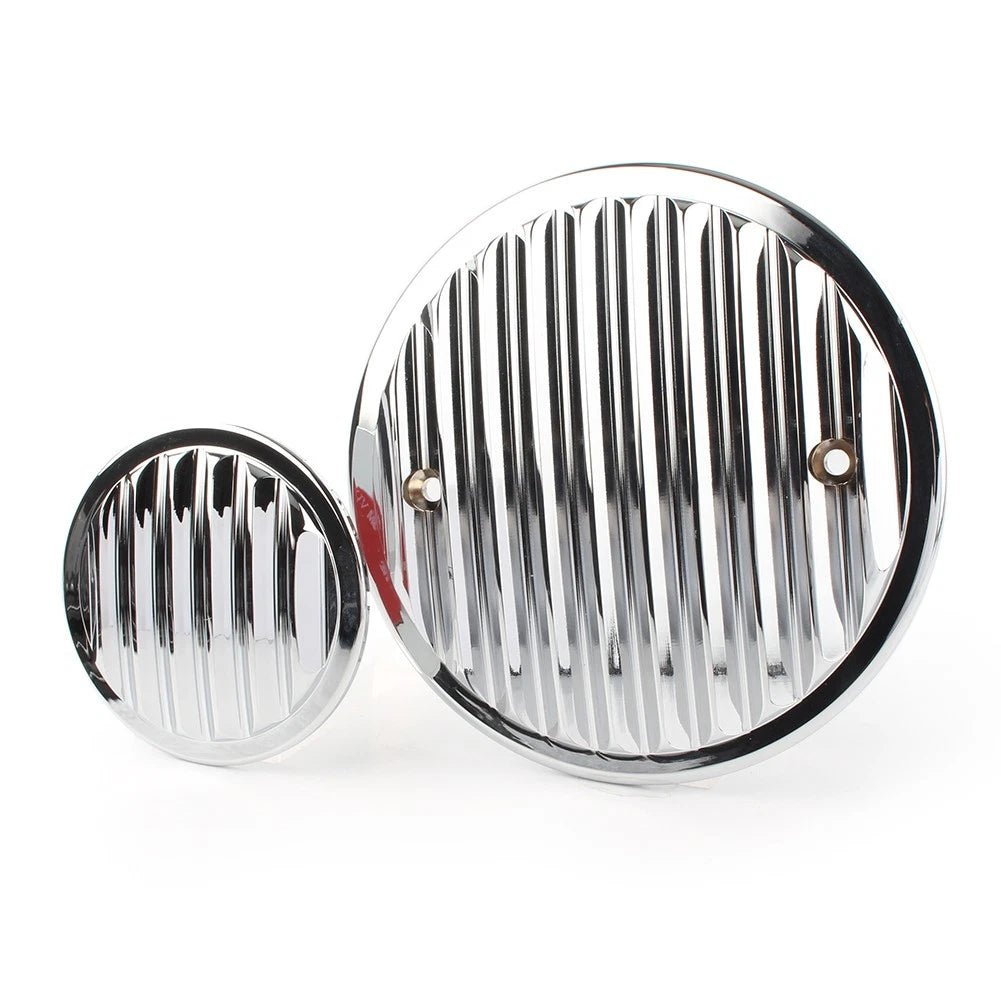 Finned Engine Cover Kit for Victory Cross Country Hammer Vegas (Chrome)