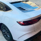 Carbon Fiber Look Rear Windshield Sticker Trim for Car (No Year Specified)