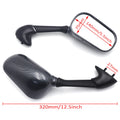 Carbon Fiber Mirrors for Yamaha YZF-R6 (2003–2005) / YZF-R6S (2006–2009)