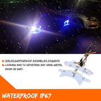 RGB-W LED Headlight Halo Ring Kit for Dodge Challenger (2015–2023)