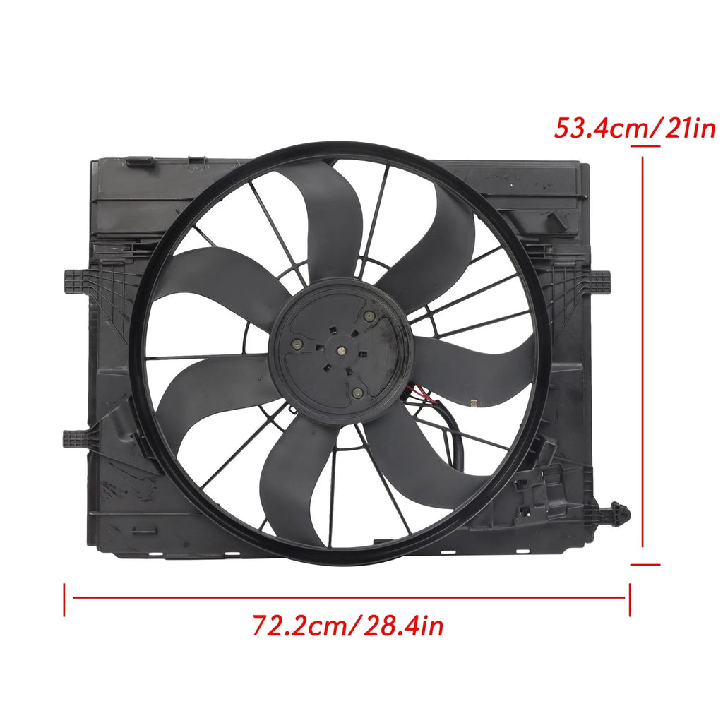Radiator Cooling Fan for Mercedes CLS450 GLC43 AMG GLC300 E350 E450 (2017-2021)