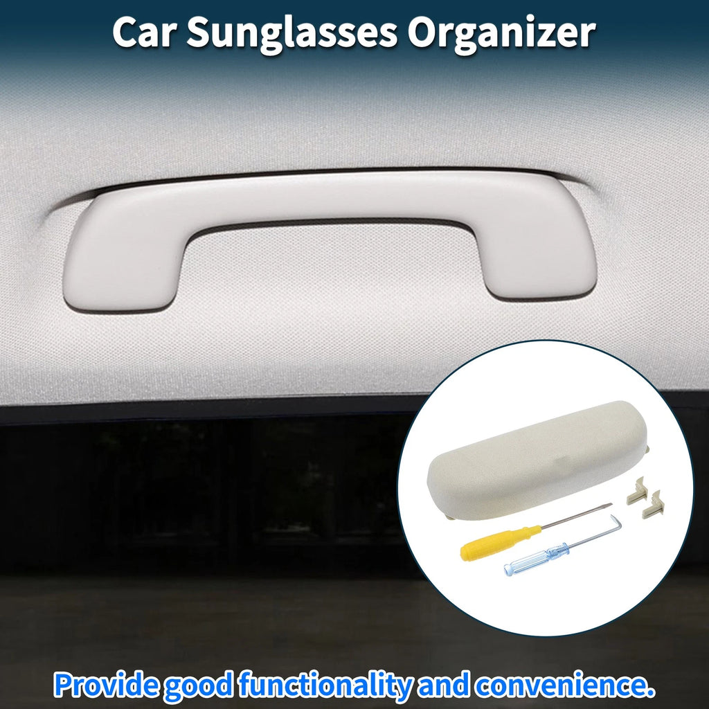 Sunglasses Case for BMW X3 (2021–2023) Eyeglasses Holder Suede Beige