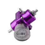 Adjustable Fuel Pressure Regulator with Oil Gauge Fitting for Automotive
