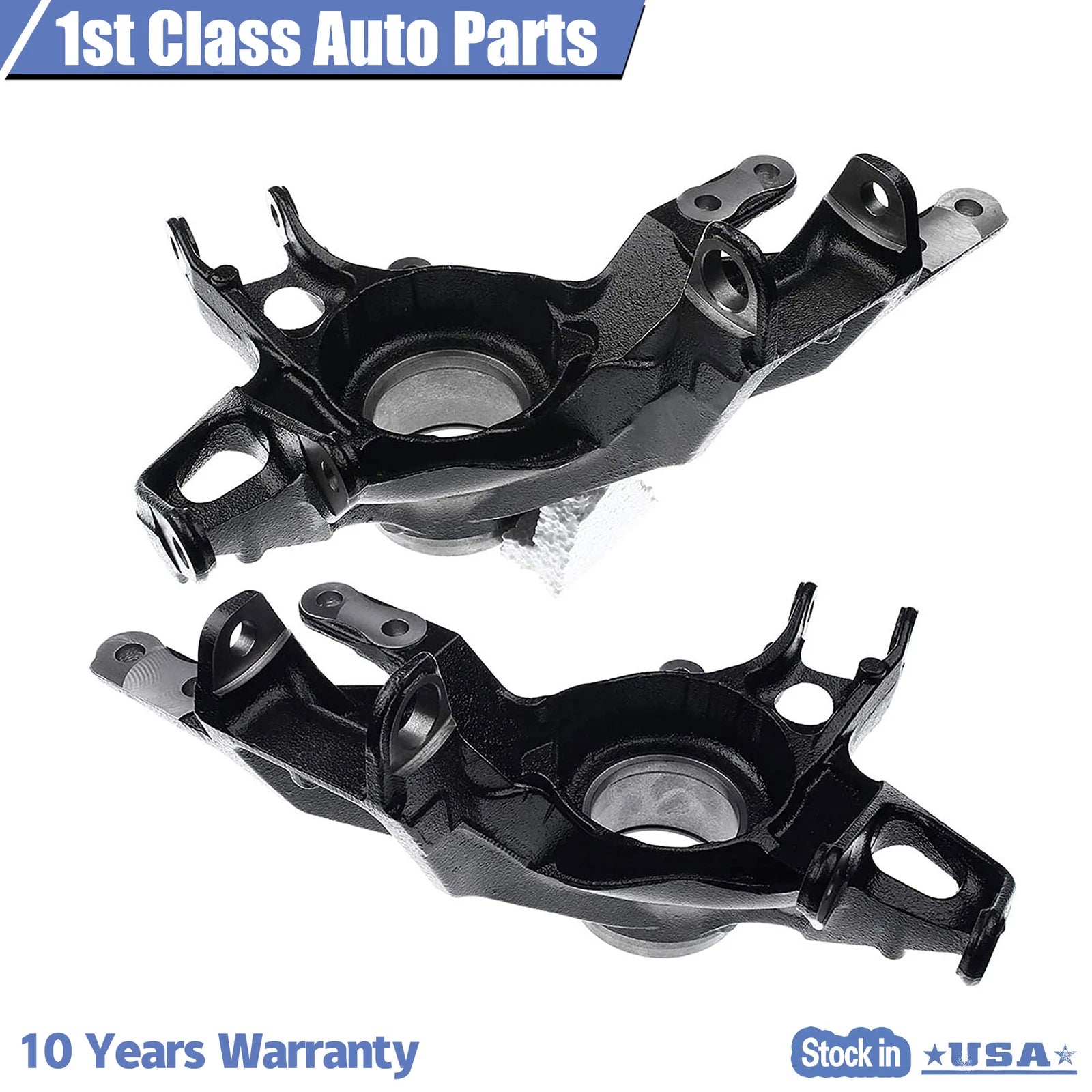 Set of 2 LH & RH Rear Driver Side Knuckles for Ford Lincoln Mercury (2007–2012)