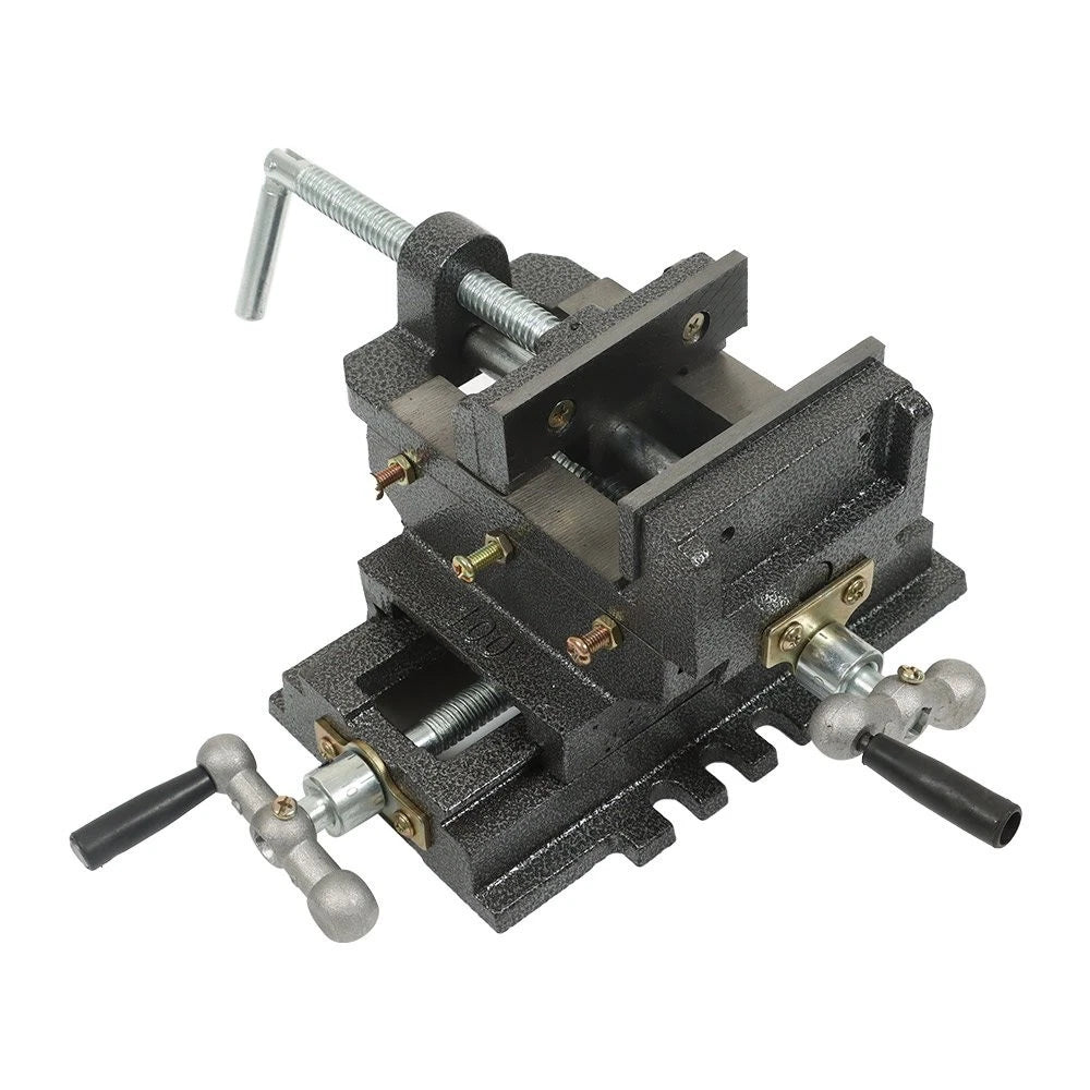 4" Heavy Duty Cross Drill Press Vise Clamp for Metal Milling
