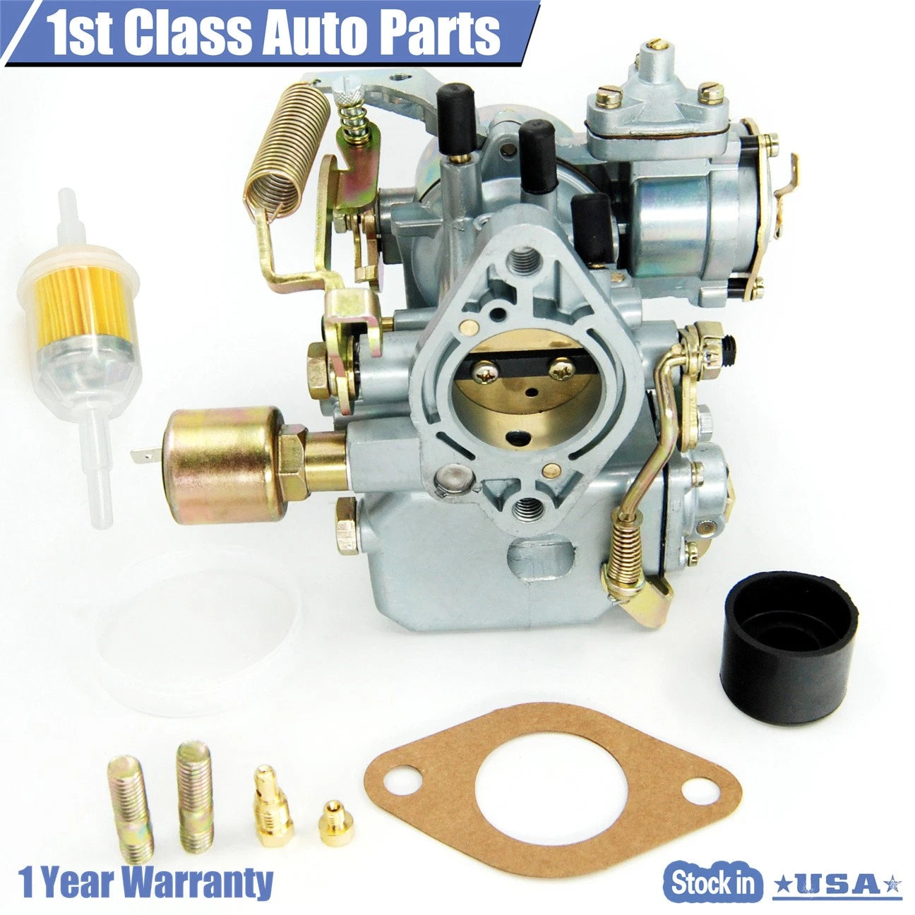 34 Pict-3 Carburetor for VW Beetle (1971–1979) Dual Port 12V