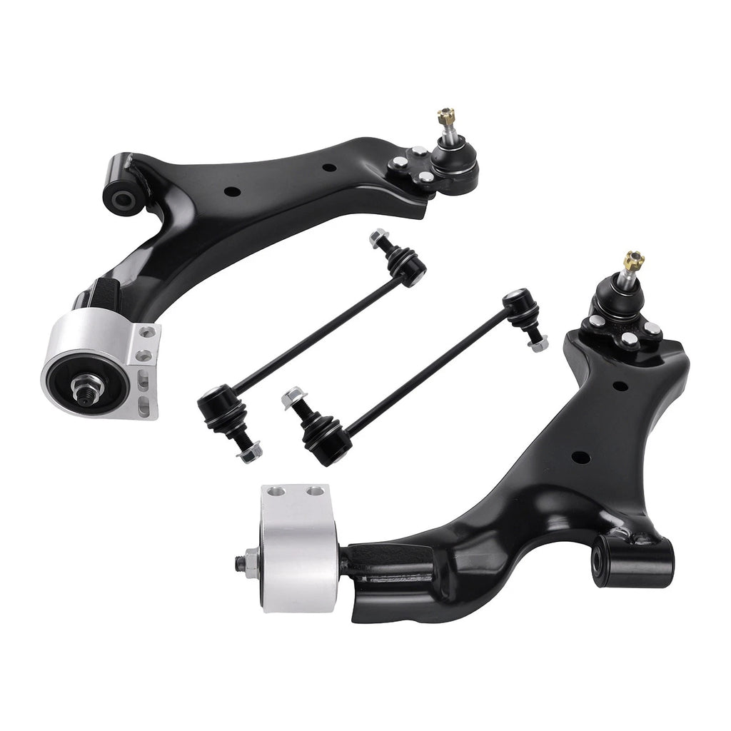 4× Front Lower Control Arms and Sway Bar Links for 2012–2015 Chevrolet Captiva Sport