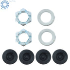 Set of 2 Trailer Hub Kits for 3500 lbs Axle (5 on 5)