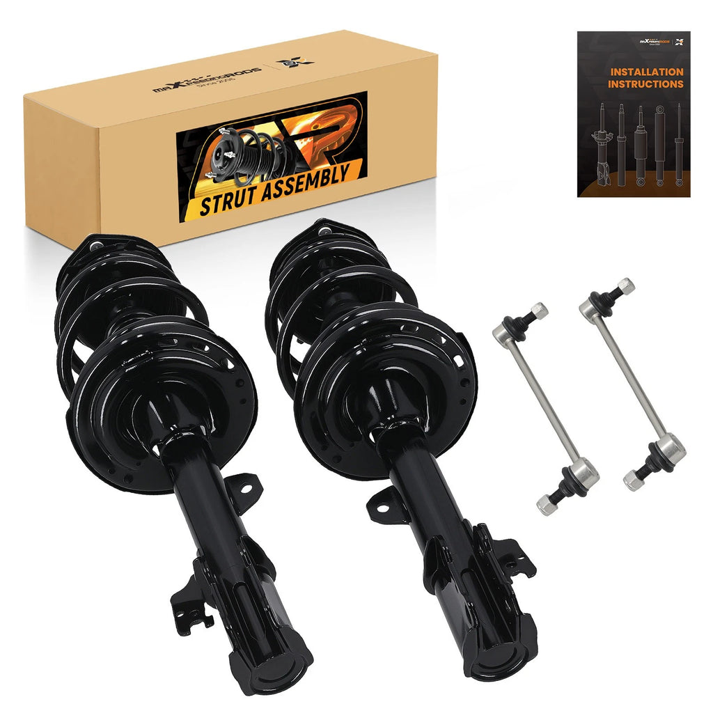 Front Struts w/Coil Spring Sway Bar Links for Toyota Venza (2009–2012)