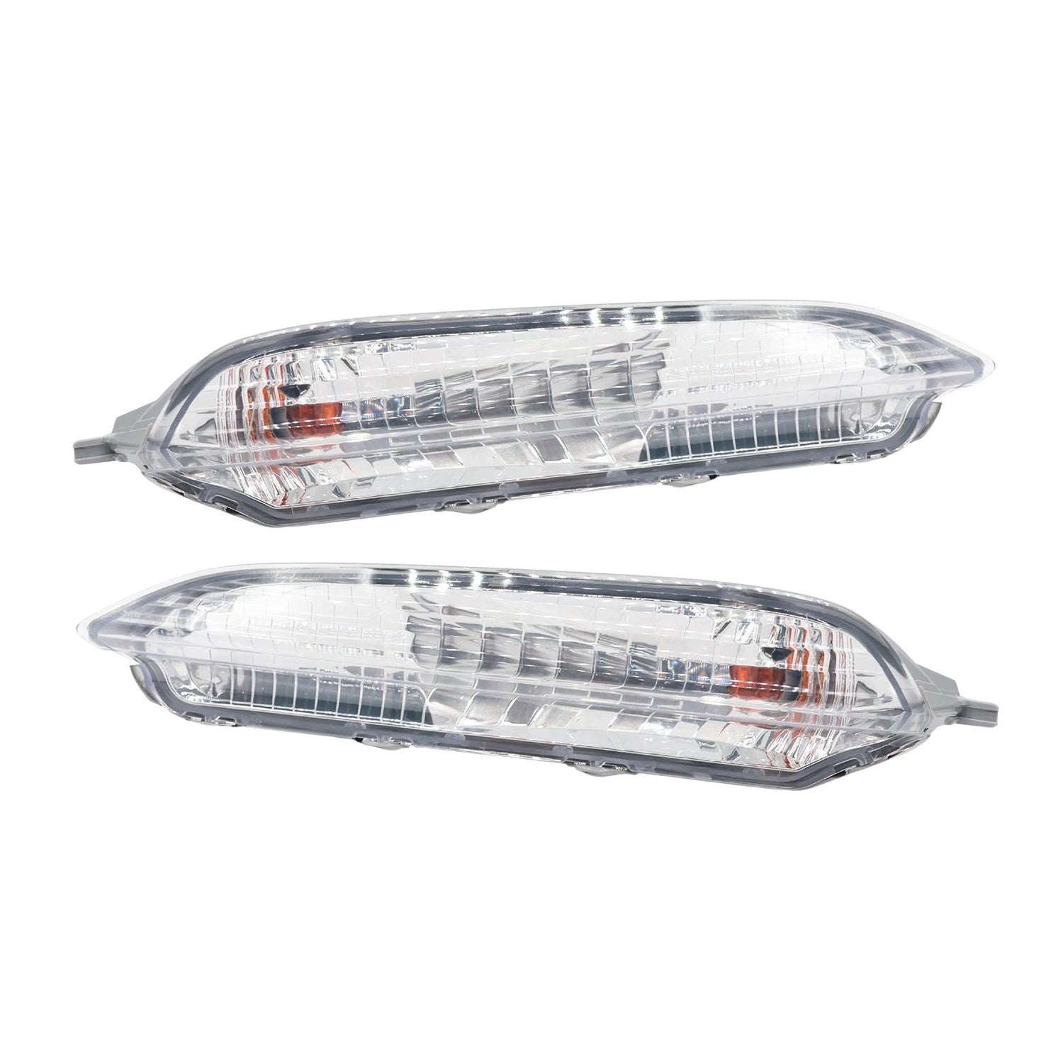 Bumper Fog Light Cover Bezel & Turn Signal Lamp Bulbs for Honda Pilot (2016–2018)