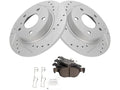 Rear Brake Pad and Rotor Kit for Mazda 3 (2019–2021) YQ948ZW