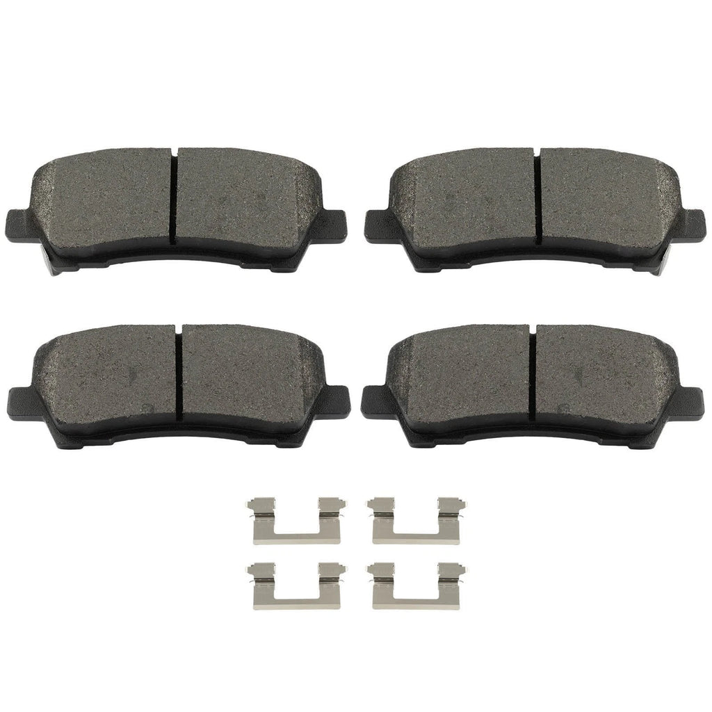 Front & Rear Semi-Metallic Brake Pads for Ford Mustang (2015–2021)