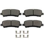 Front & Rear Semi-Metallic Brake Pads for Ford Mustang (2015–2021)
