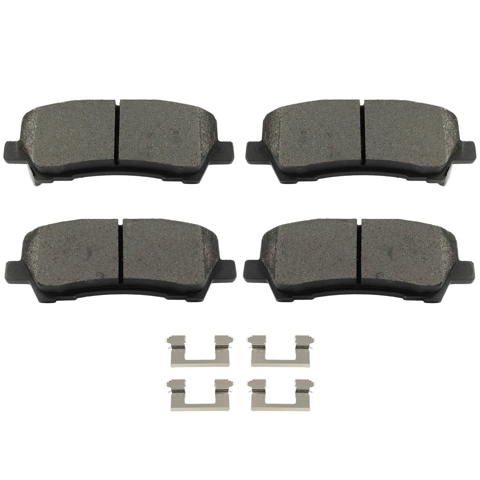 Front & Rear Semi-Metallic Brake Pads for Ford Mustang (2015–2021)