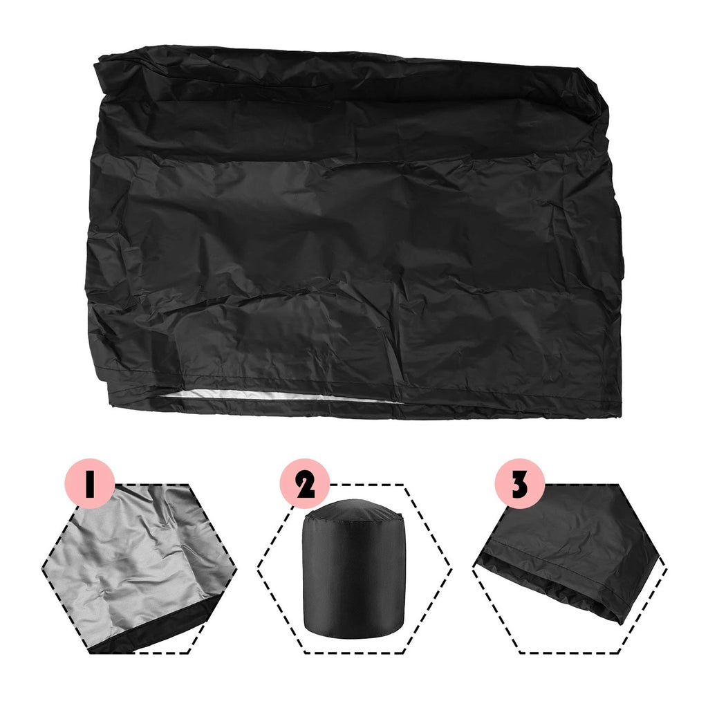 Round BBQ Grill Cover for Q1000/Q2000 Series (Waterproof)