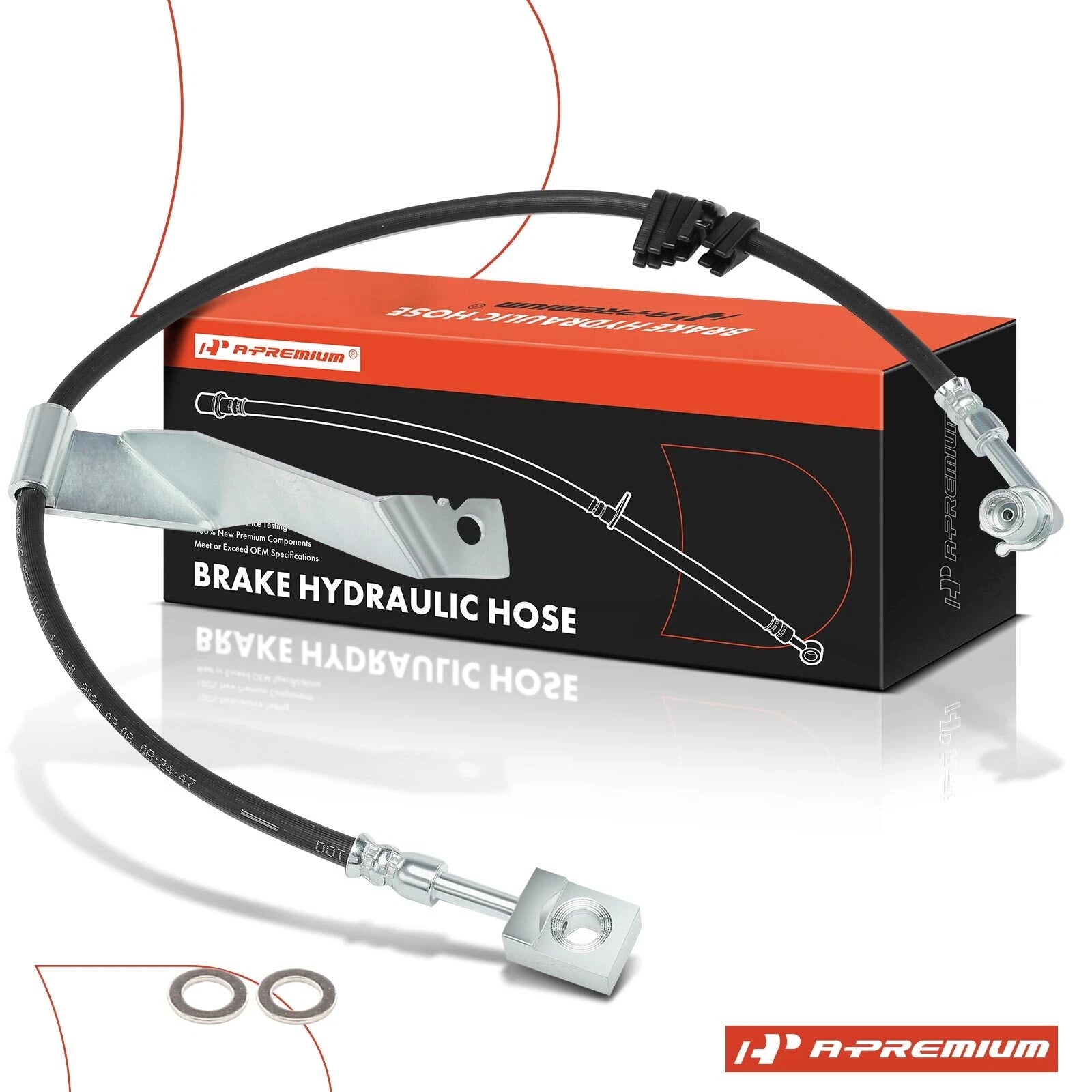 Front Left Brake Hydraulic Hose for Chevy C4500 Kodiak (2003â2009)
