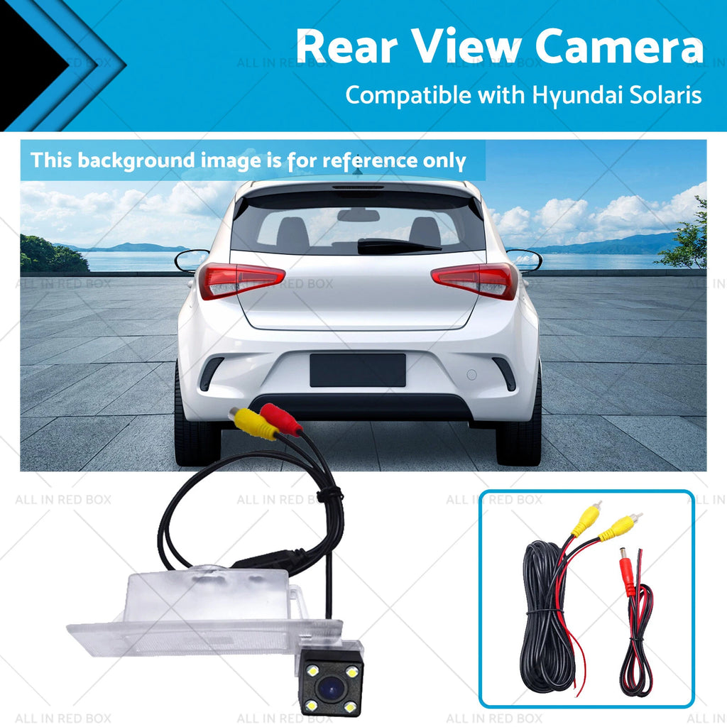 Rear View Camera for Hyundai Solaris 2 (2017–2023), Elantra 6 (2015–2020)